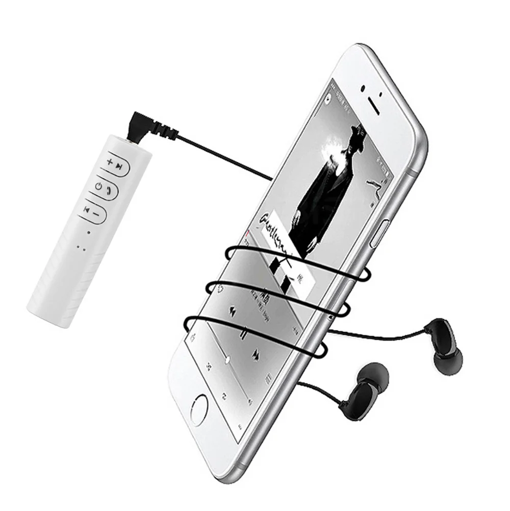 Автомобильный Bluetooth приемник Bluetooth наушники Aux Bluetooth громкой связи Вызов Bluetooth музыкальный аудио приемник передатчик Авто адаптер