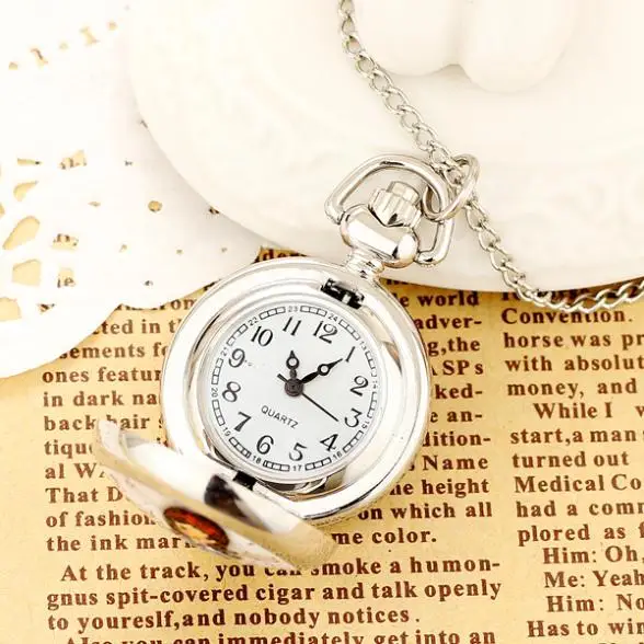 

New Fashion Men and Women Antique Style Pocket Watch Quartz Stainless Steel Pocket Watch Steampunk FashionGirl Relogio Masculino
