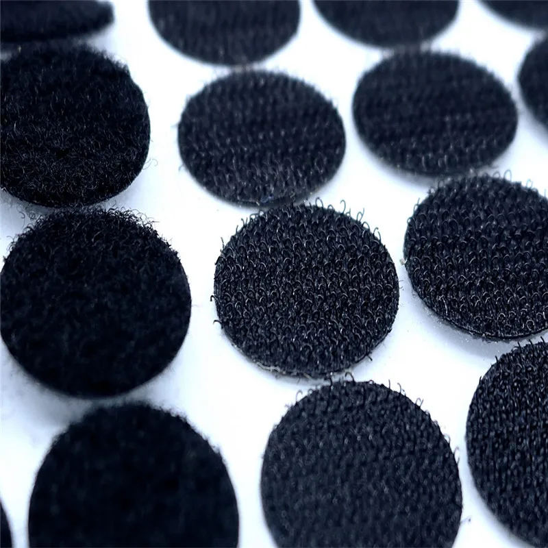 50 пар прочных круглых самоклеящихся клейких лент диаметр 15/20/25/30 мм Velcros DIY