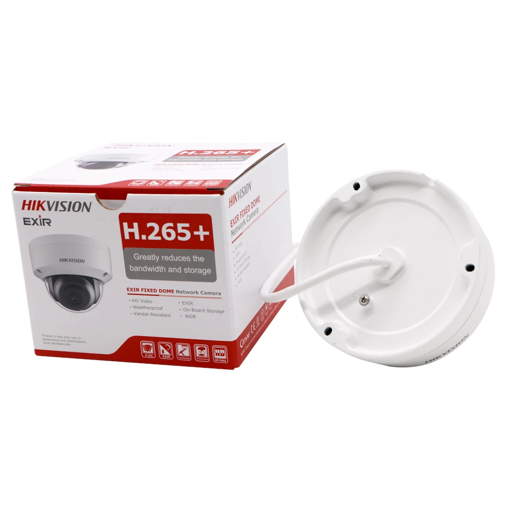 Камера видеонаблюдения Hikvision купольная инфракрасная мини-камера сетевая 6 МП со