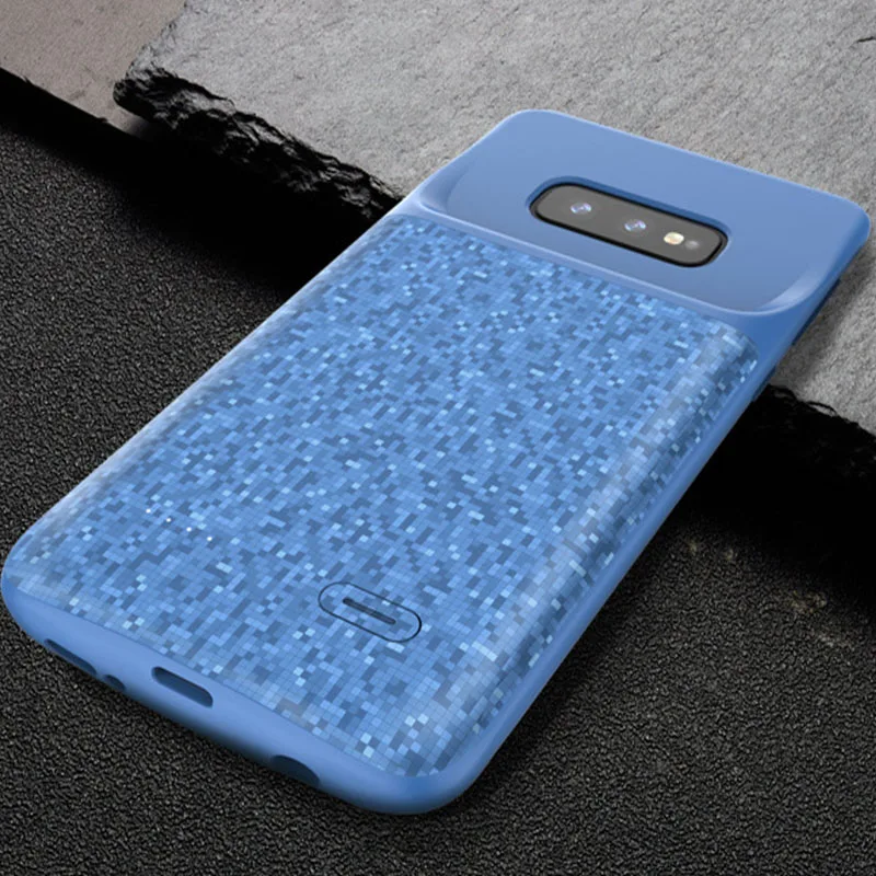 Для samsung Galaxy S7 S7 Edge S10 S10E S10 Plus корпус батареи мягкая задняя защелка-зарядное устройство power Bank S7 S7 Edge S10 S10E S10 Plus