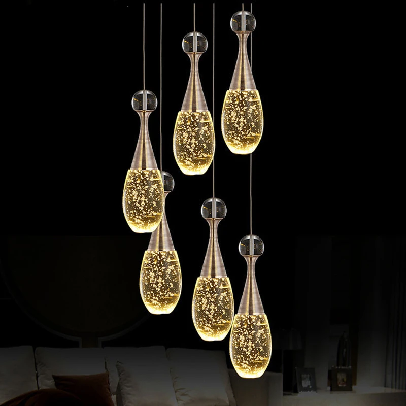 Nordic Glass Led Pendant Lights Lamp Living Room Deco Pendant Lamp Modern Kitchen Lighting Fixtures for Dining Room Hanging Lamp