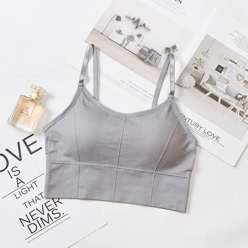 

Fashion Threaded Beauty Back Wrapped Chest Anti-Emptied push up bra with the Thoracic Pad fitness Bra Underwear Female lingerie