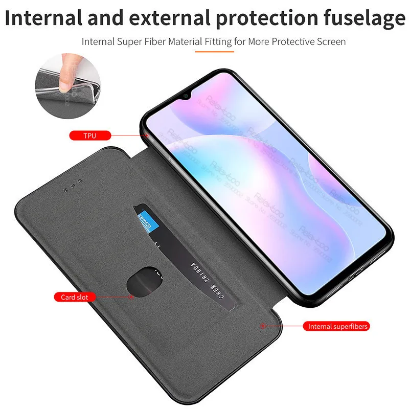Чехол для redmi 9 кожаный магнитный флип чехол xiaomi 9a redmi9 a redmi9a 6 53 дюйма redme redmy