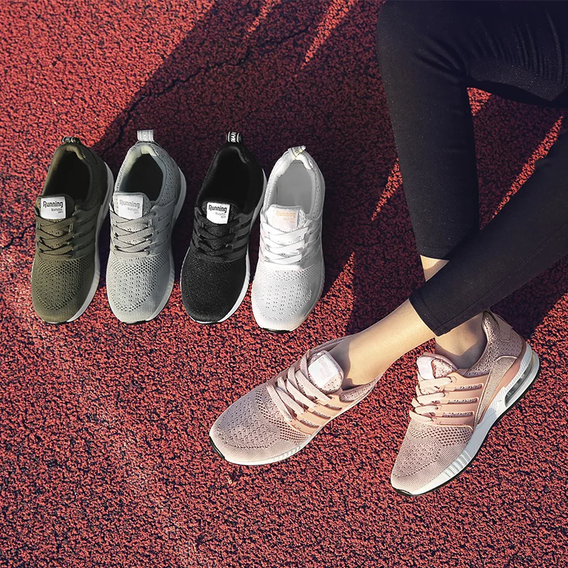 

Casual Women Flat Shoes 2020 Summer Mesh Breathable High Quality Casual Shoes Women Flats Platform Sneakers 1382