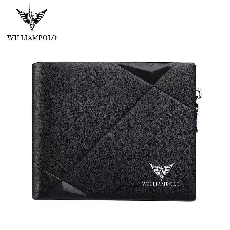 First layer cowhide wallet men's fashion multi-function large-capacity card case ultra-thin zipper driving license leather case