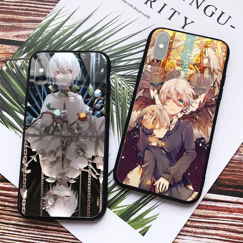 

mafumafu japan anime Phone Case Tempered glass For iphone 6 7 8 plus X XS XR 11 12 13 PRO MAX mini