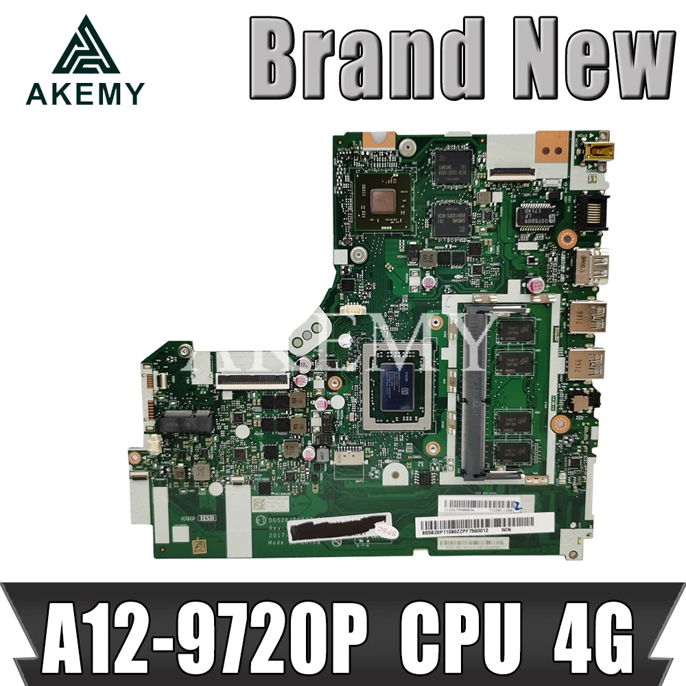 

New!!! NMB341 Laptop motherboard For Lenovo 320-15ABR Mainboard 320-15ABR motherboard W/ VGA(2G) DDR(4G) A12-9720P 2.7-3.6 MHZ