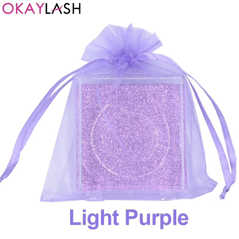 OKAYLASH 2020 новейшие уникальные цветные Поддельные ресницы упаковочная коробка