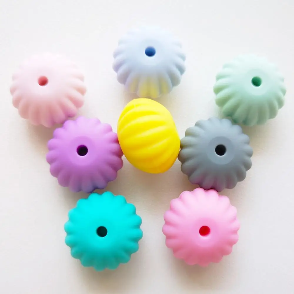 Силиконовая Тыква прорезыватель для зубов 100 шт. без БФА детская жевательная