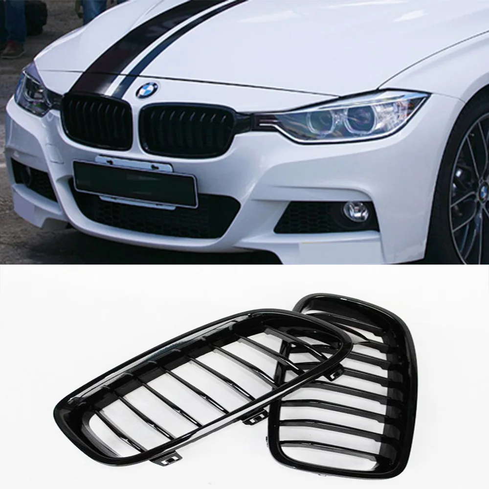 F30 M3 Стиль глянцевый черный ABS авто передний бампер сетка гриль решетка для BMW 2011