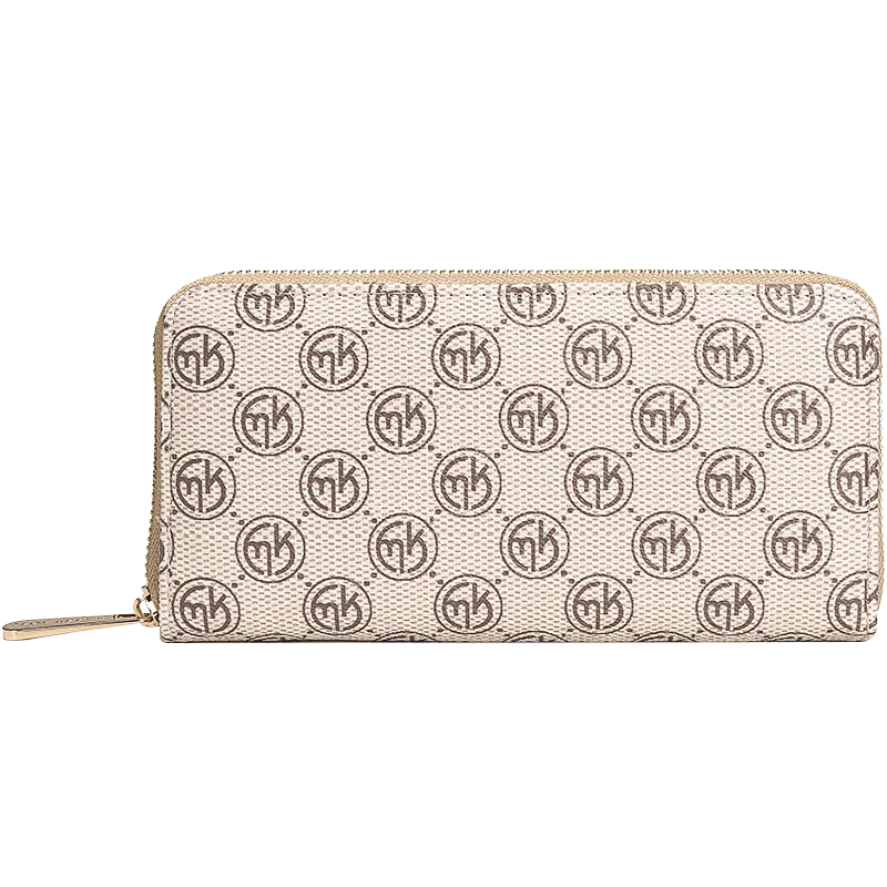 MARRY KORS, женские кожаные кошельки на молнии, бежевый карман для телефона, кошелек, держатель для карт, Женский Длинный кошелек, портмоне, держатель для карт, клатч