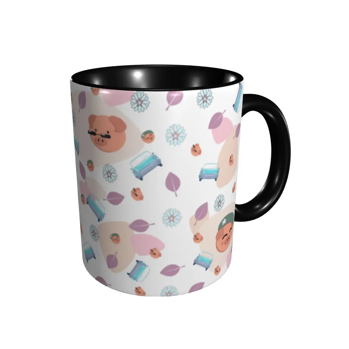 

Ceramic Cup Classic Curved Cup, with smooth curve and high temperature resistant frosted coffee cup gift cup 330ml.