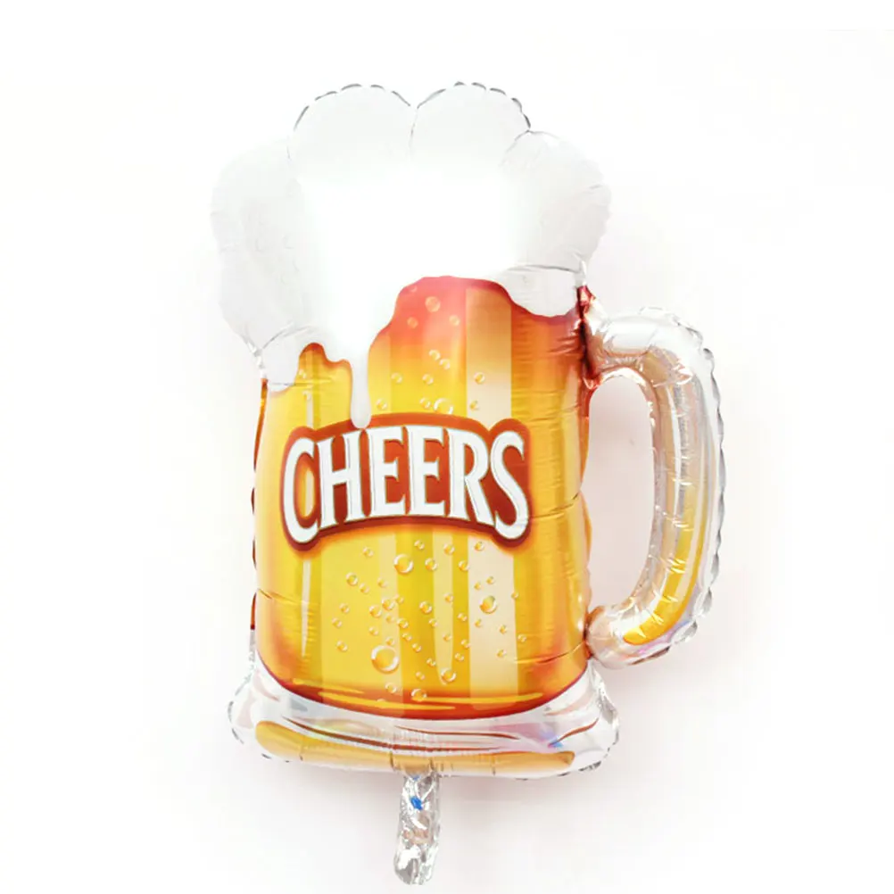 3 шт Вечерние шары из фольги пивная чашка жевательные для свадебных украшений