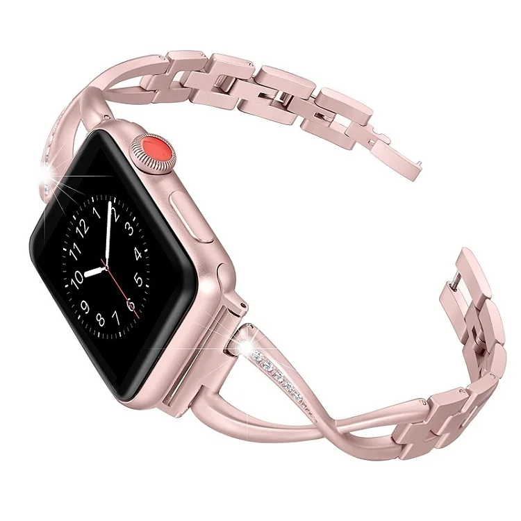 Ремешок из нержавеющей стали для Apple Watch Band браслет iwatch series 7 6 5 4 3 45 мм 41 SE 38 40 42 44 |