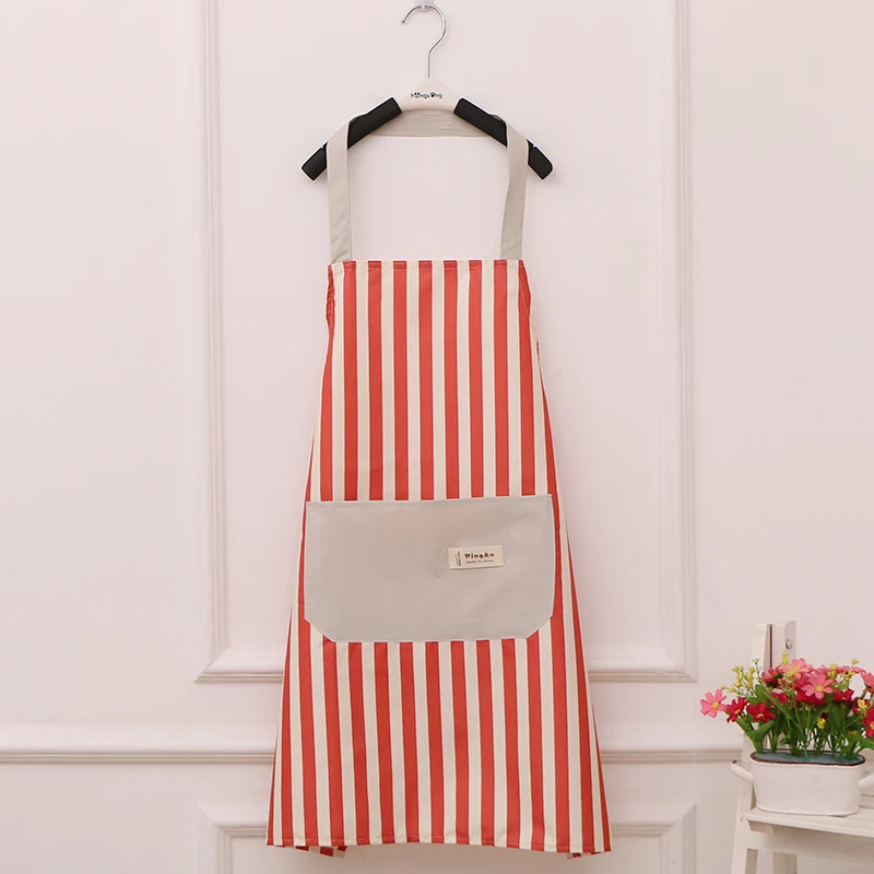 Милый хлопковый фартук в Корейском стиле модные женские хлопковые Рабочие