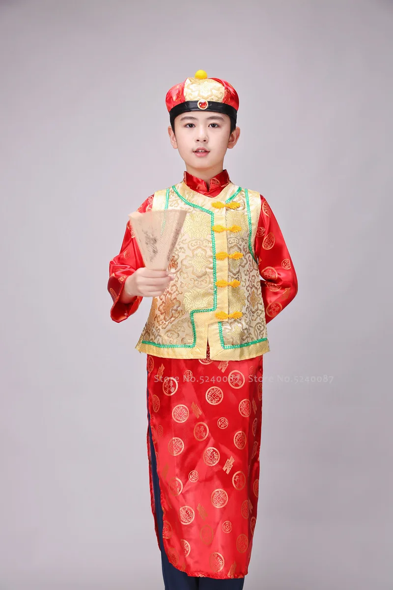 Традиционный китайский костюм Тан детское платье хозяина дома мастера ханьфу