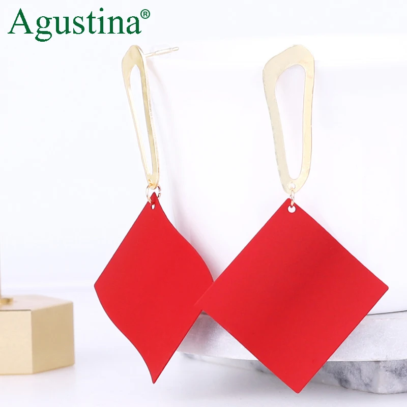 Синяя красная фасоль серьги модное ювелирное изделие для женщин и девушек