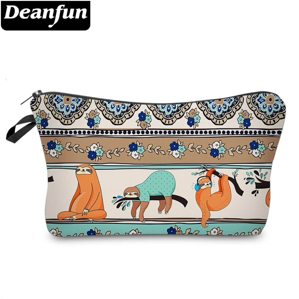 Милая и красочная маленькая косметичка Deanfun водонепроницаемая дорожная для