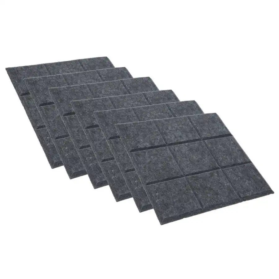 6 шт. звукопоглощающие войлочные небольшие звукоизоляционные панели для