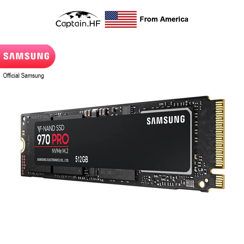 

US Captain 970 PRO 512G NVMe Phoenix Controller M.2 2280 SSD MZ-V7P512BW V-NAND For Intensive Workloads on PCs and Workstations