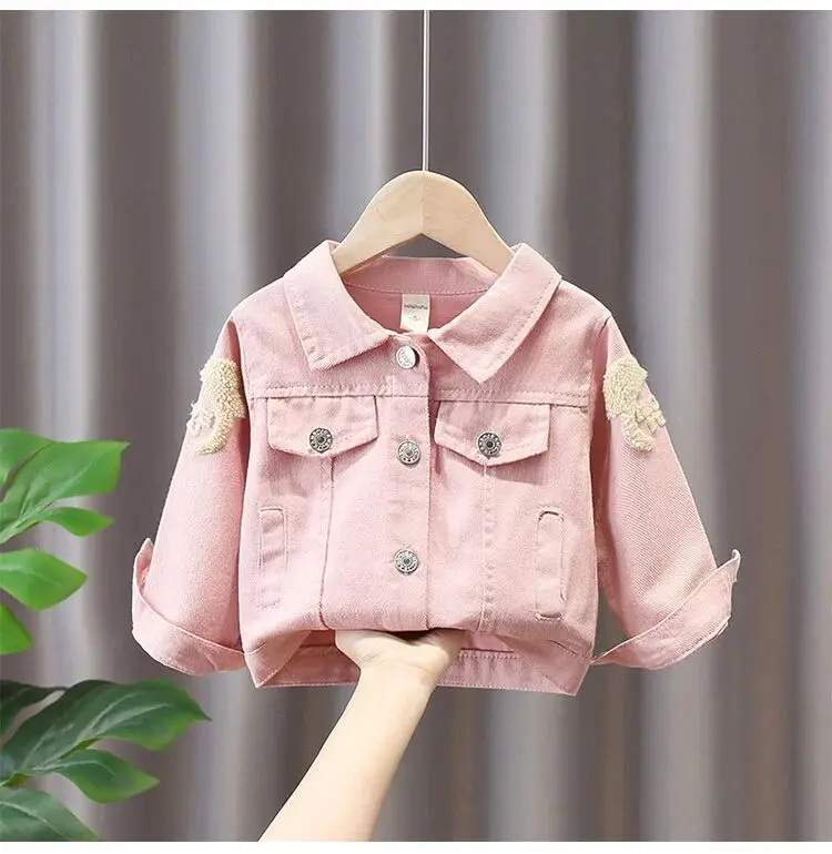 Дешевая рекламная весенняя куртка для маленьких девочек детские пальто детской