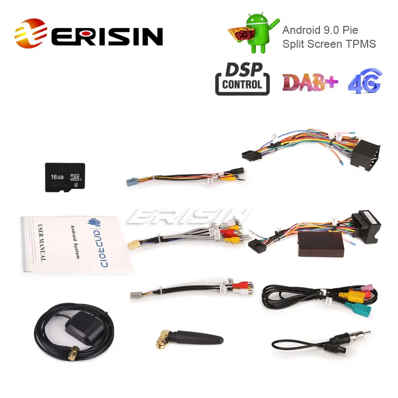 Erisin ES2906B 8 &quotHD Android 9 0 автомобильный стерео gps Sat Nav DAB + DSP для BMW 3er E46 318 M3 Rover75 MG ZT |