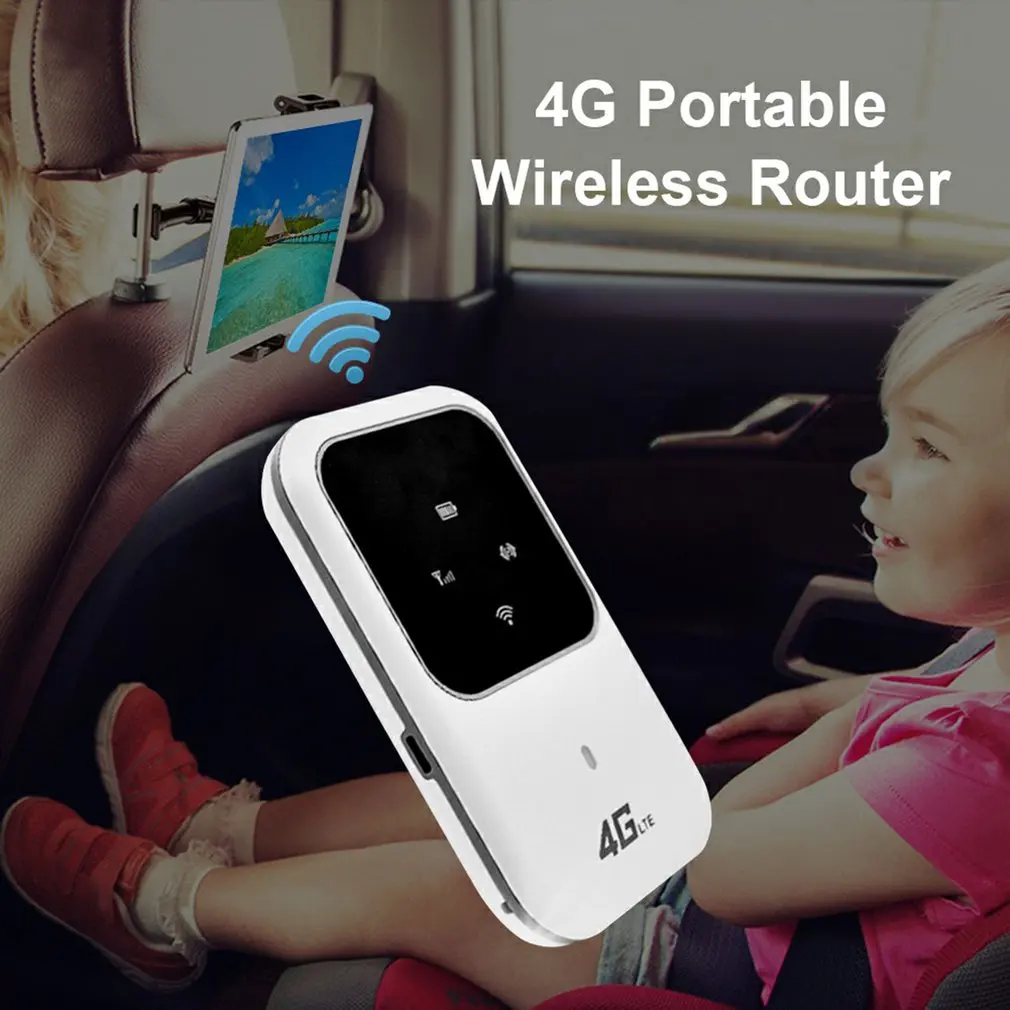 

4G беспроводной маршрутизатор, мобильный портативный Wi-Fi, устройство для совместного использования автомобиля со слотом для Sim-карты, беспро...