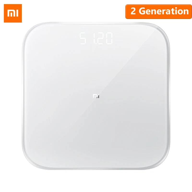 Оригинальные умные весы mi Xiao 2 для здоровья Bluetooth 5 0 цифровые Поддержка Android 4 3 iOS 9