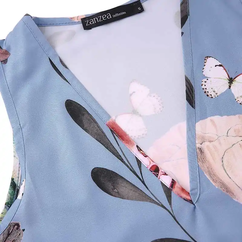 Женский сарафан с цветочным принтом повседневное длинное платье туника