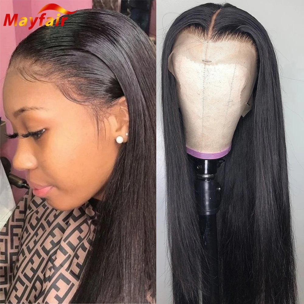 

28 Inch 13x4 Lace Front Wig Bone Straight Lacefront Frontal Brazilian Human Hair Pre Plucked 4x4 Closure Wigs for Black Women