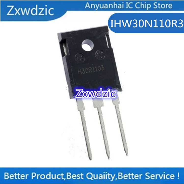 

10pcs 100% New Imported originaI IHW30N110R3 H30R1103 TO-247 IGBT Power Transistor 30A 1100V
