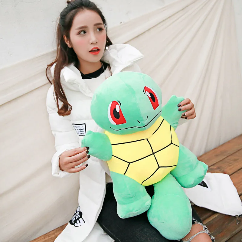 Jenny Turtle 55 см Bulbasaur плюшевые игрушки Сквиртл плюшевые игрушки плюшевый чармандер игрушки животные Плюшевые игрушки подарки на день рождения - Цвет: Jenny Turtle