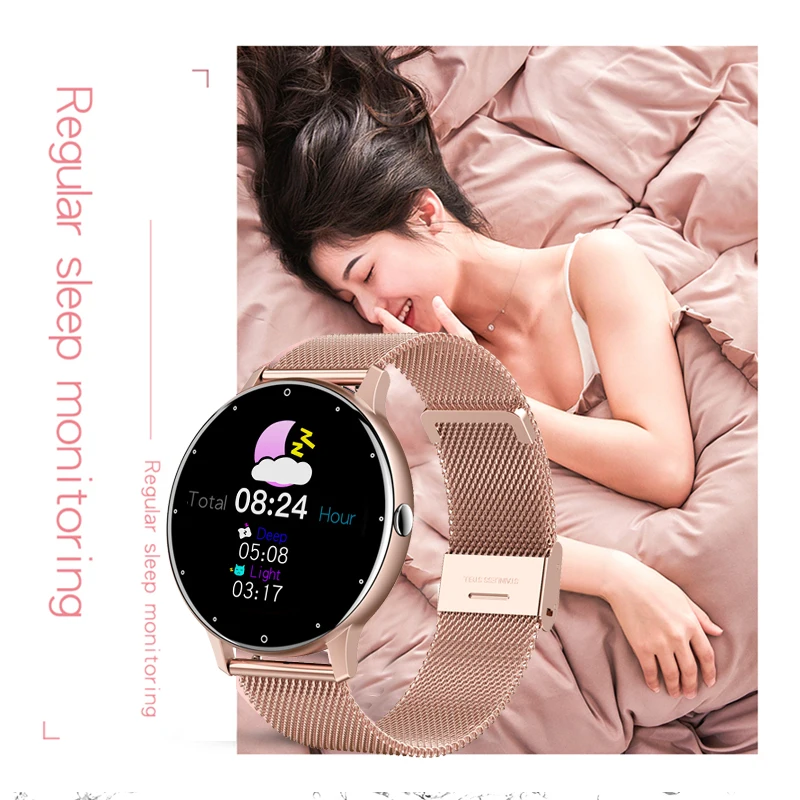 

Women Smart band Watch Real-time Weather Forecast Activity Tracker Heart Rate Monitor Sports Ladies Smart Watch Men For Xiaomi