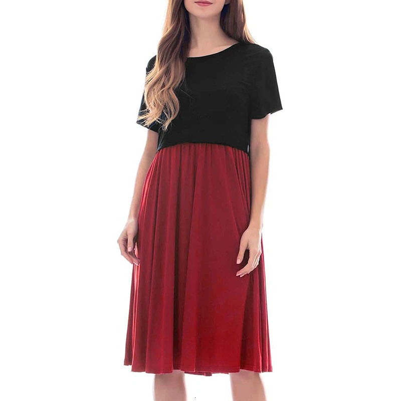 Однотонные платья для беременных с цветочным принтом платье грудного