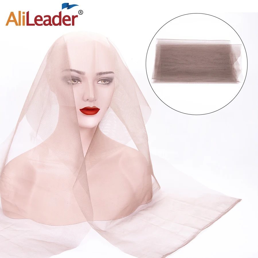 

Alileader 1Pc Swiss Lace Net For Making Weaving Lace Wigs Lace Frontal Closure Material Basement Hairnet Toupee Wig Cap Tools
