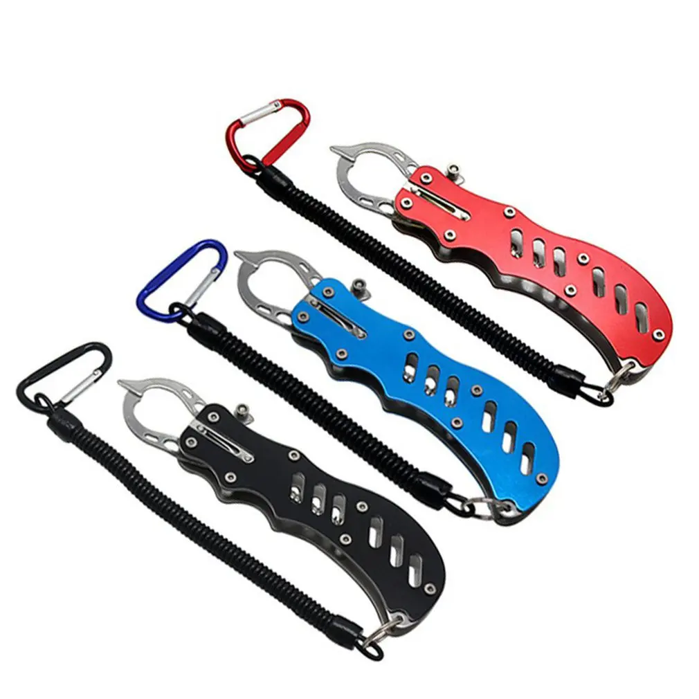 Stainless Steel Fishing Grip Plier Fish Lip Gripper Tool Clamp Tackle Accessory Fishing Grip 2021 New