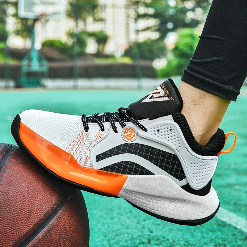 

Basketball Sneakers Men Training Shoes Summer Teenager Basketball Sports Shoes Breathable Non-slip Basket Shoes for Unisex