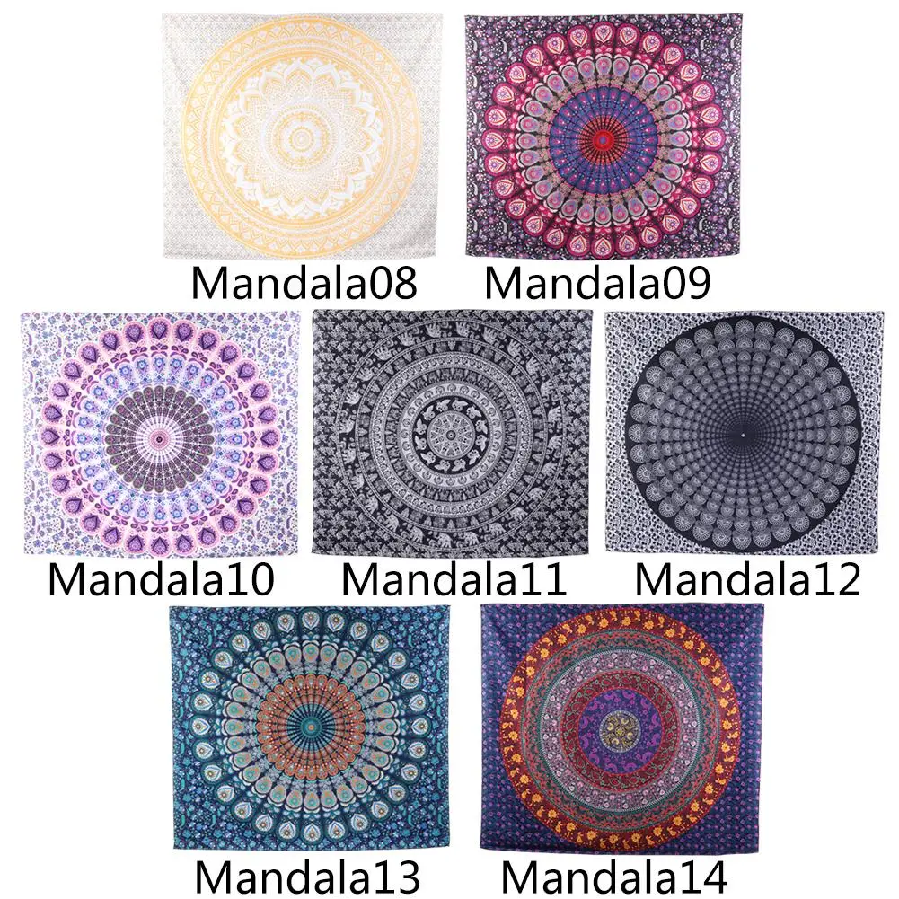 Горячая Распродажа индийская мандала гобелен Ретро стиль бохо настенный пляжное