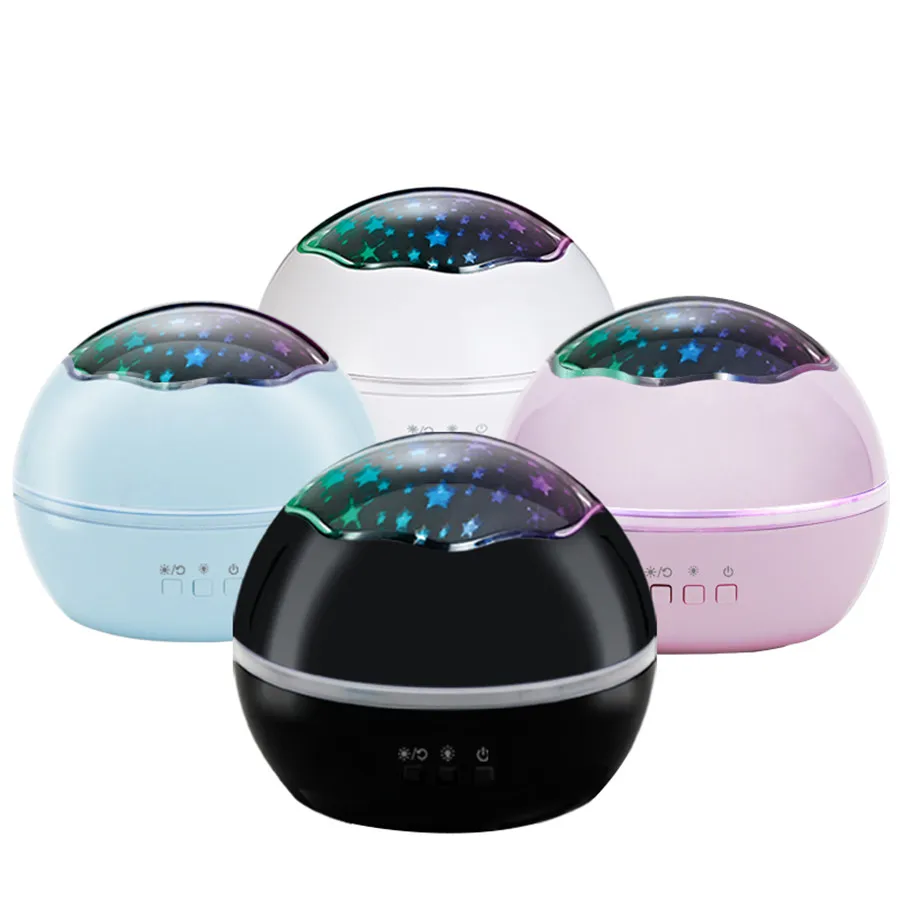 

Gifts for Kids Lightme Star Starry Sky LED Night Light Projector Moon Lamp Battery USB Bedroom Lamp Projection Lamp