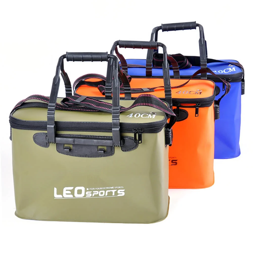 

Folding EVA Bucket Fishing Bag Case Camping Hiking Bucket with Handle Storage Bag Bucket Tools