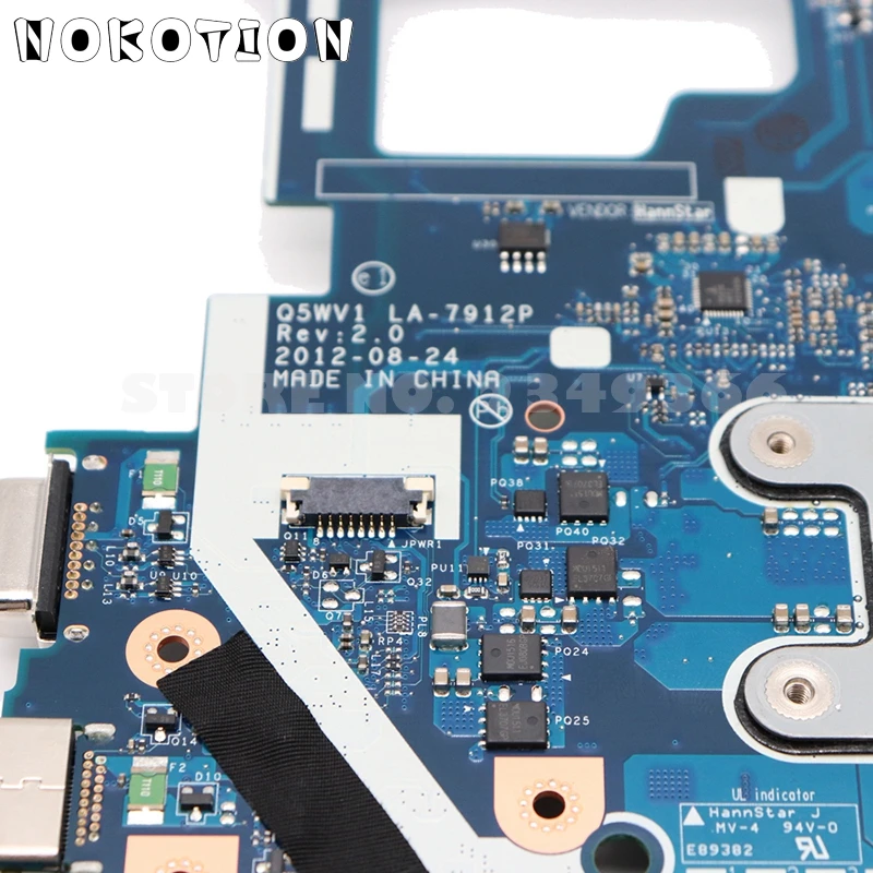 NOKOTION NBM7D11001 NB. M7D11.001 для acer aspire V3-571 V3-571G материнская плата для ноутбука Q5WV1 LA-7912P DDR3 GT730M graphics