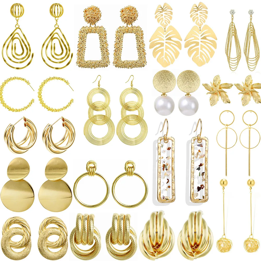 2020 большие серьги для женщин подвесные современные круглые вечерние ые