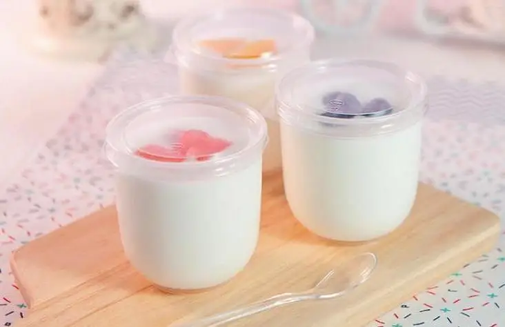 

200ml прозрачный пластмассовый десерт йогурта чашка с крышкой Одноразовая чашка пудинга пекарня на вынос мусс пакет чаша оптовая продажа