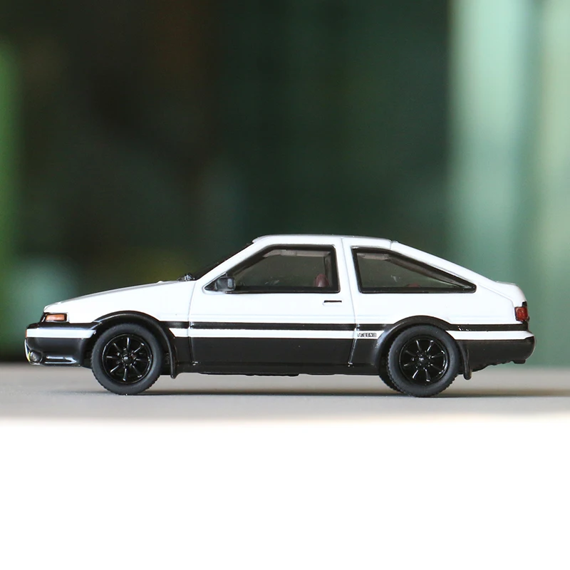 Модель времени JDM модель 1/64 Toyo Corolla D AE86 коллекция автомобиля Takumi Fujiwara литая