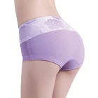 LANGSHA размера плюс 4XL женские трусики с высокой талией мягкие хлопковые Бесшовные женские трусы с милым принтом дышащее дамское нижнее белье