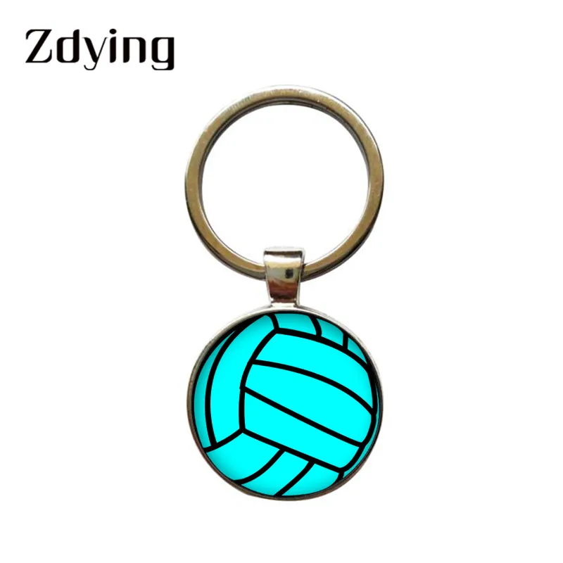 Модный пляжный брелок ручной работы со стеклянным рисунком с кабошоном