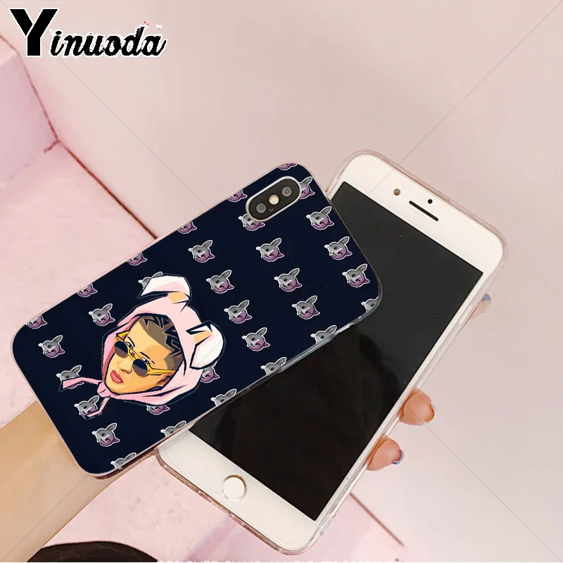 Yinuoda Bad Bunny Maluma Ozuna POP Hip Hop Новинка чехол для телефона Fundas чехол для iPhone 8 7 6 6S Plus 5 5S SE XR X XS MAX Shell