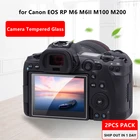 2 шт., закаленное стекло для камеры Canon EOS RP M6 M6II M100 M200