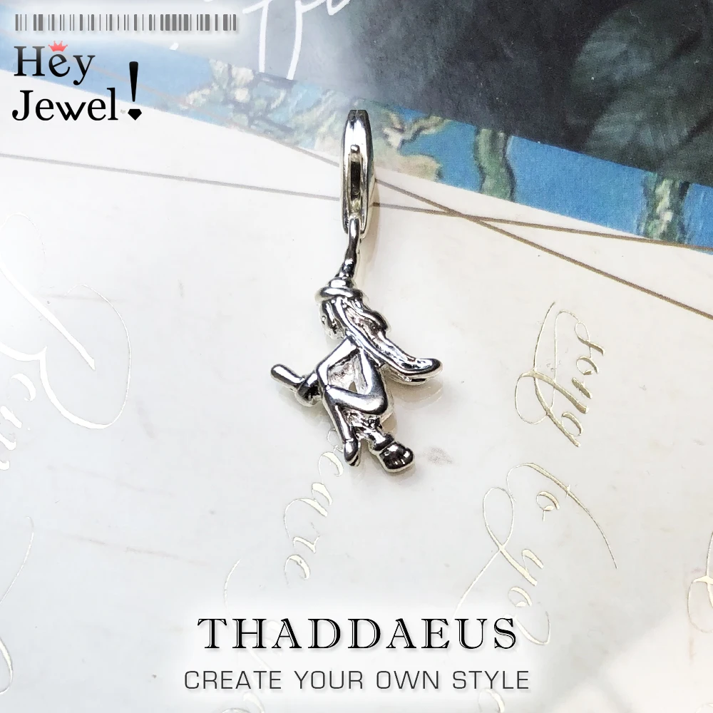 Кулон ведьмы из стерлингового серебра 925 пробы с цепочкой Подарочная бижутерия